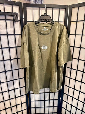 Ekkovision Lifting Club Pump Cover Oversized T-Shirt Tee Green 2XL (G3)